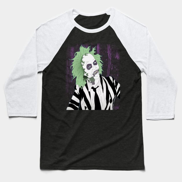 Ghost with the most babe Baseball T-Shirt by schockgraphics